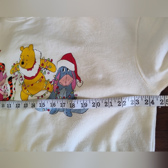 Disney Winnie the Pooh Sweatshirt Christmas Size XXL 19 - Picture 8 of 8